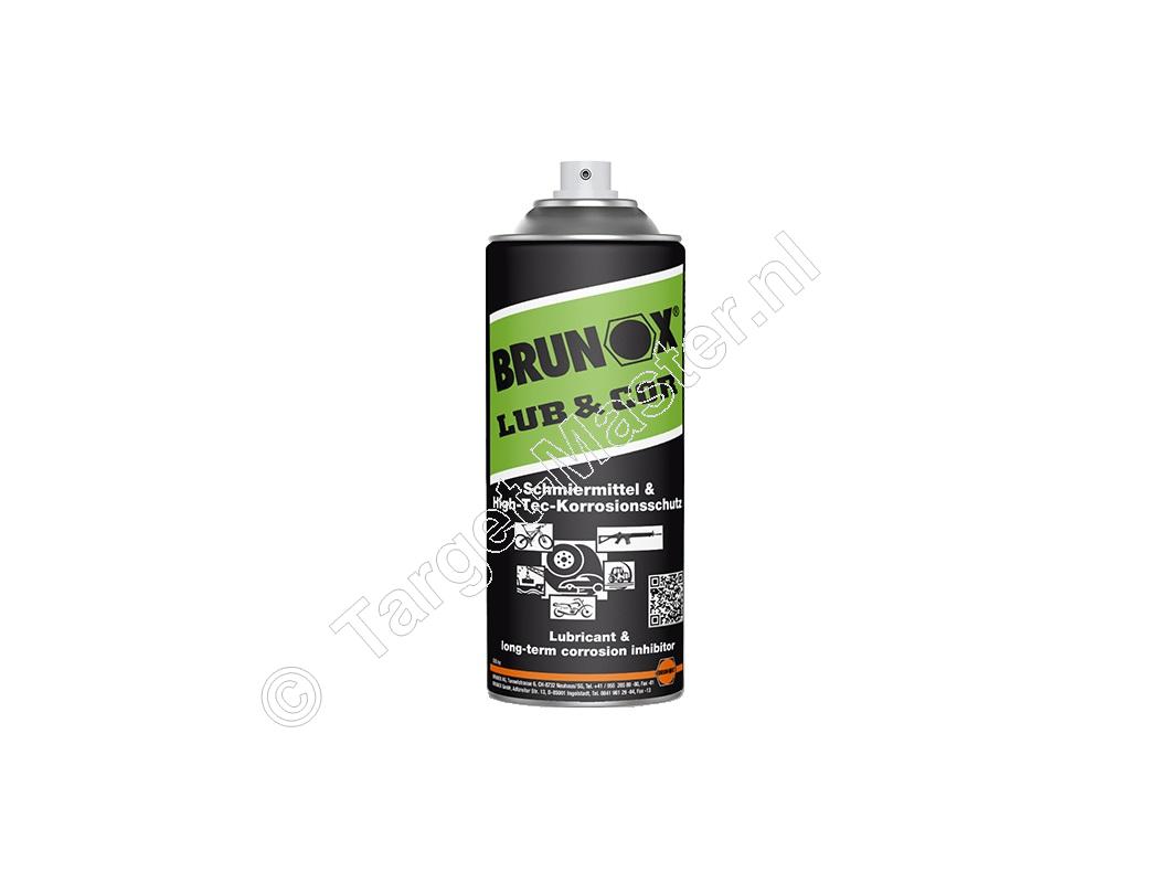 Brunox LUB&COR Lubricant and High Tec Long Term Corrosion Inhibitor, Spuitbus 400 ml